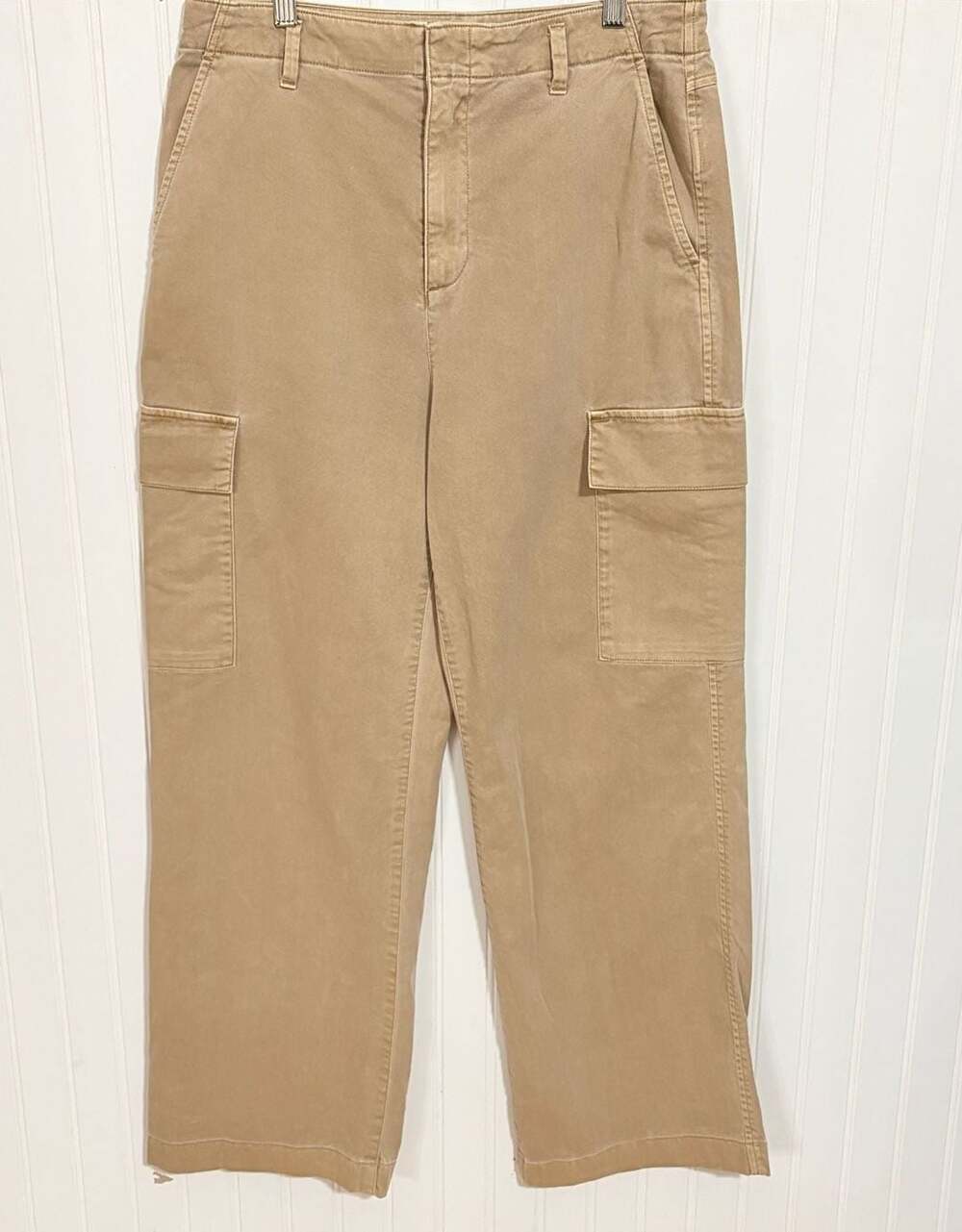 Gap Loose Khaki Cargo Pants Size 6 Mojave Brown Cotton